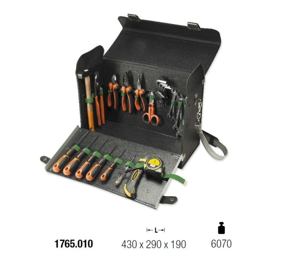 1765.010 BORSA PER INSTALLATORE MUNDIAL - 28 UTENSILI