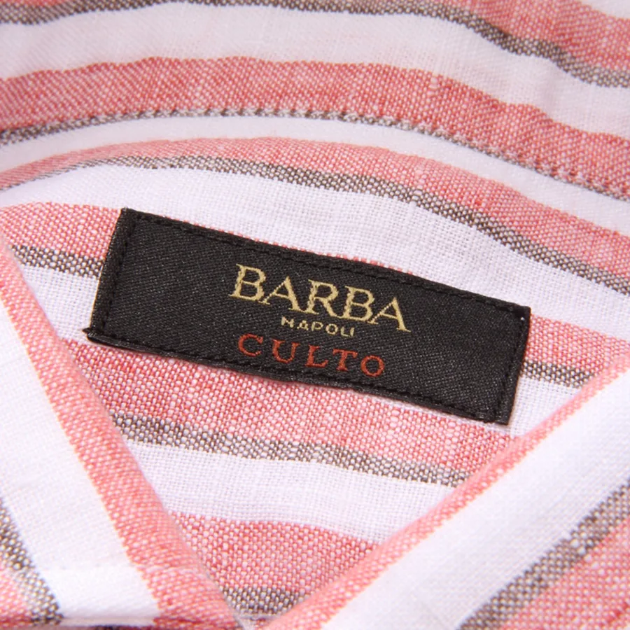 2001AS camicia uomo BARBA CULTO man linen shirt 