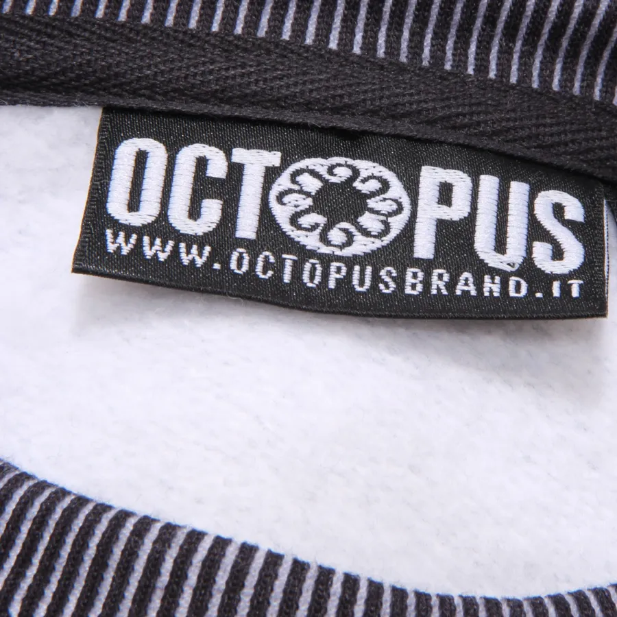 5339AE felpa bimbo boy OCTOPUS black cotton blend sweater kid