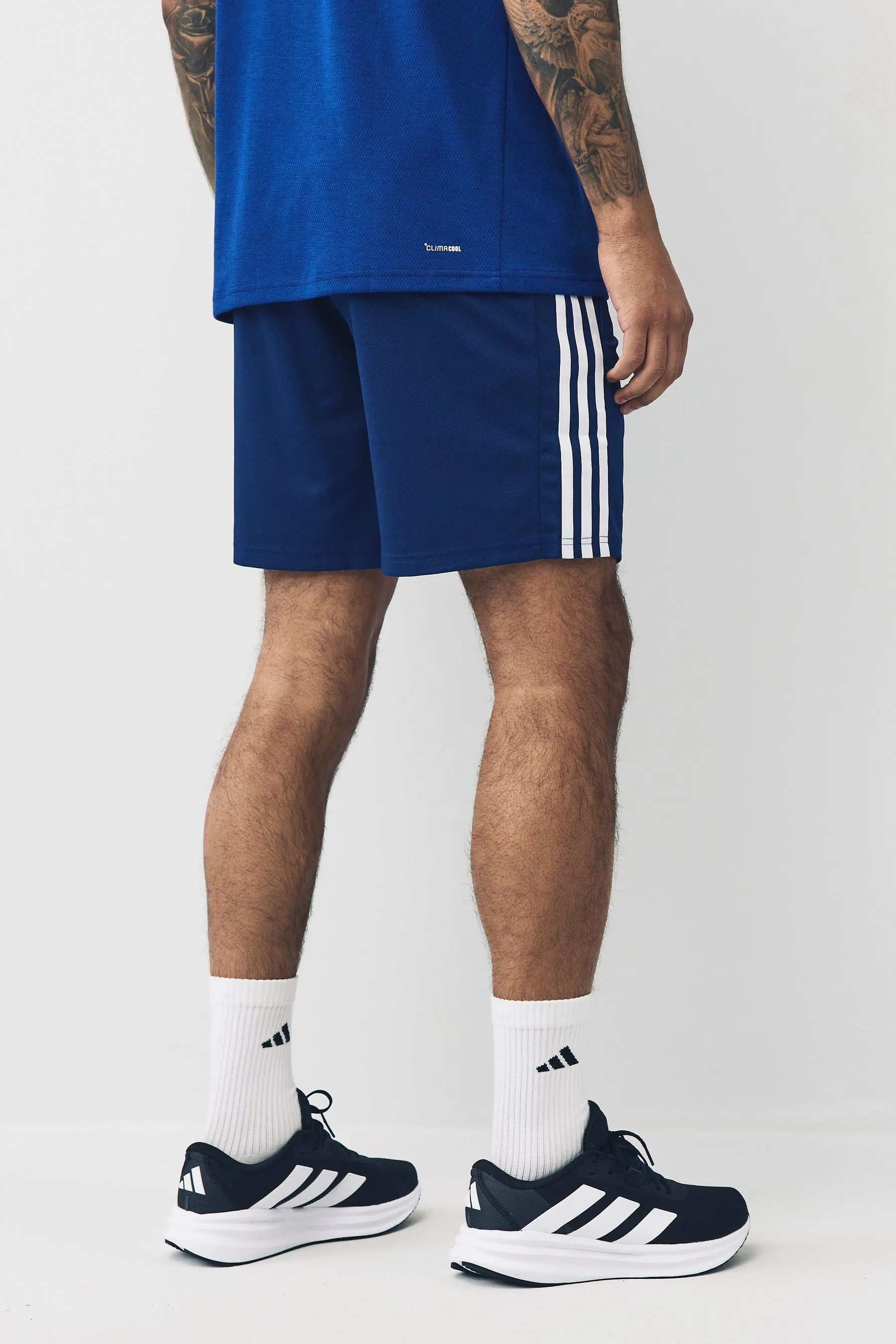 adidas Train Essentials Piqué 3-Stripes Training Shorts    