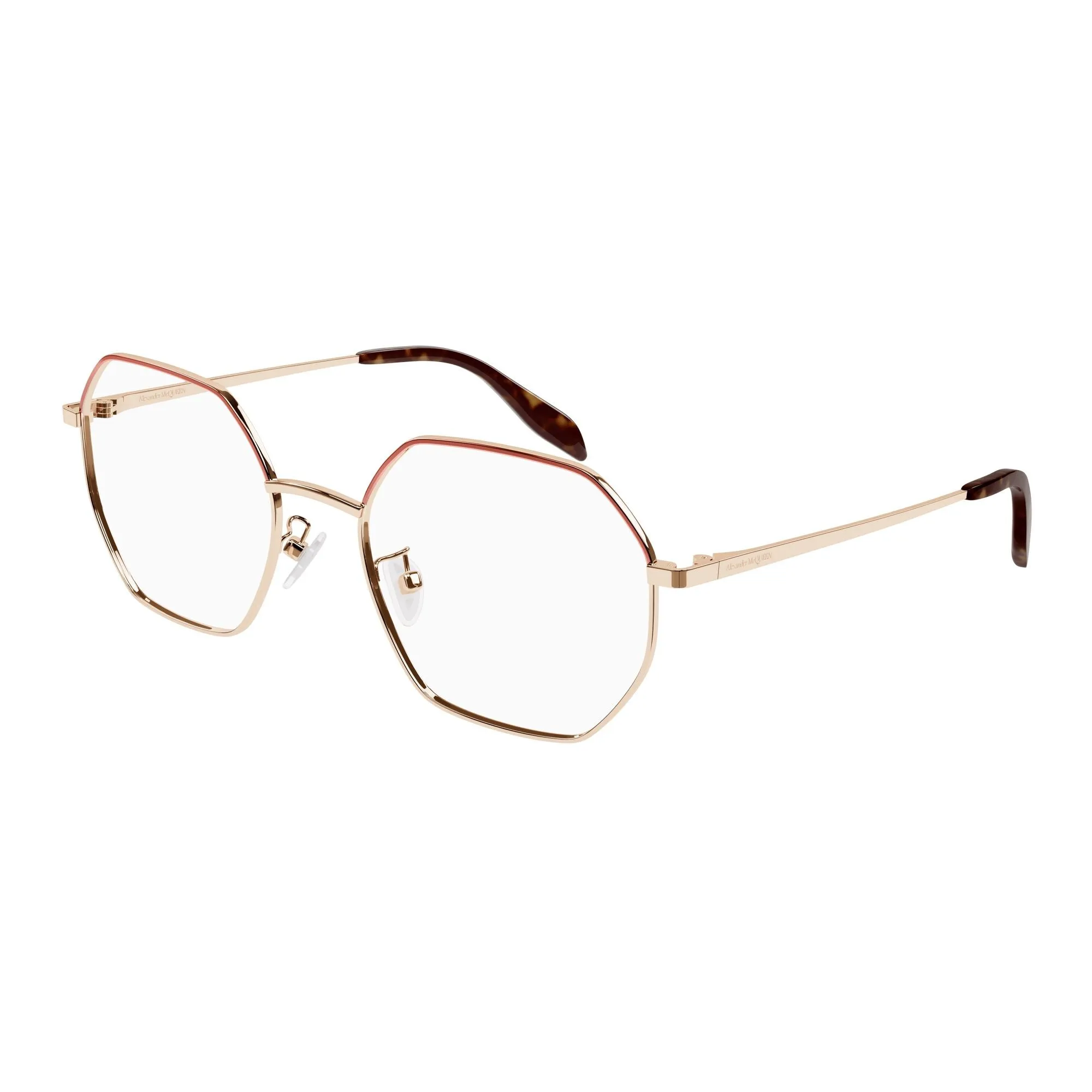   Alexander McQueen AM0338O - 007 Oro | Occhiale Da Vista Unisex 
