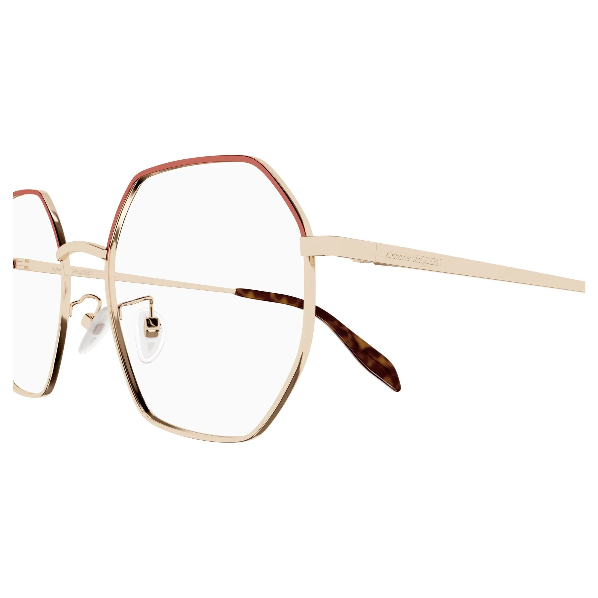   Alexander McQueen AM0338O - 007 Oro | Occhiale Da Vista Unisex 