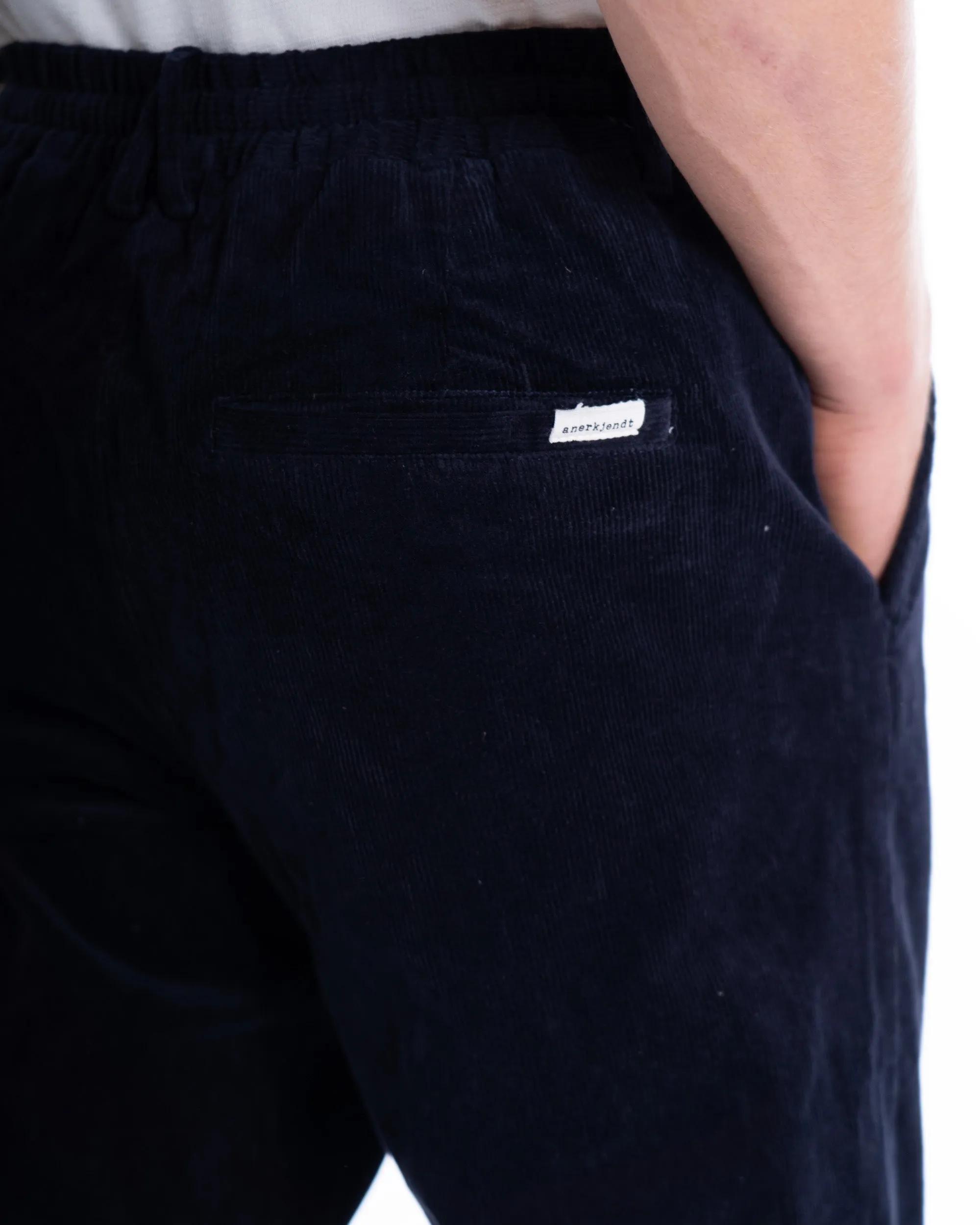 ANERKJENDT PANTALONE VELLUTO ELASTICO AKJAN