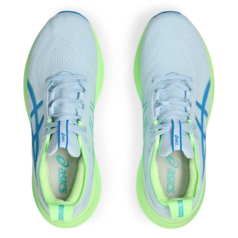 Asics Gel Nimbus 26 Ls Bianco Verde - Scarpe Running Uomo