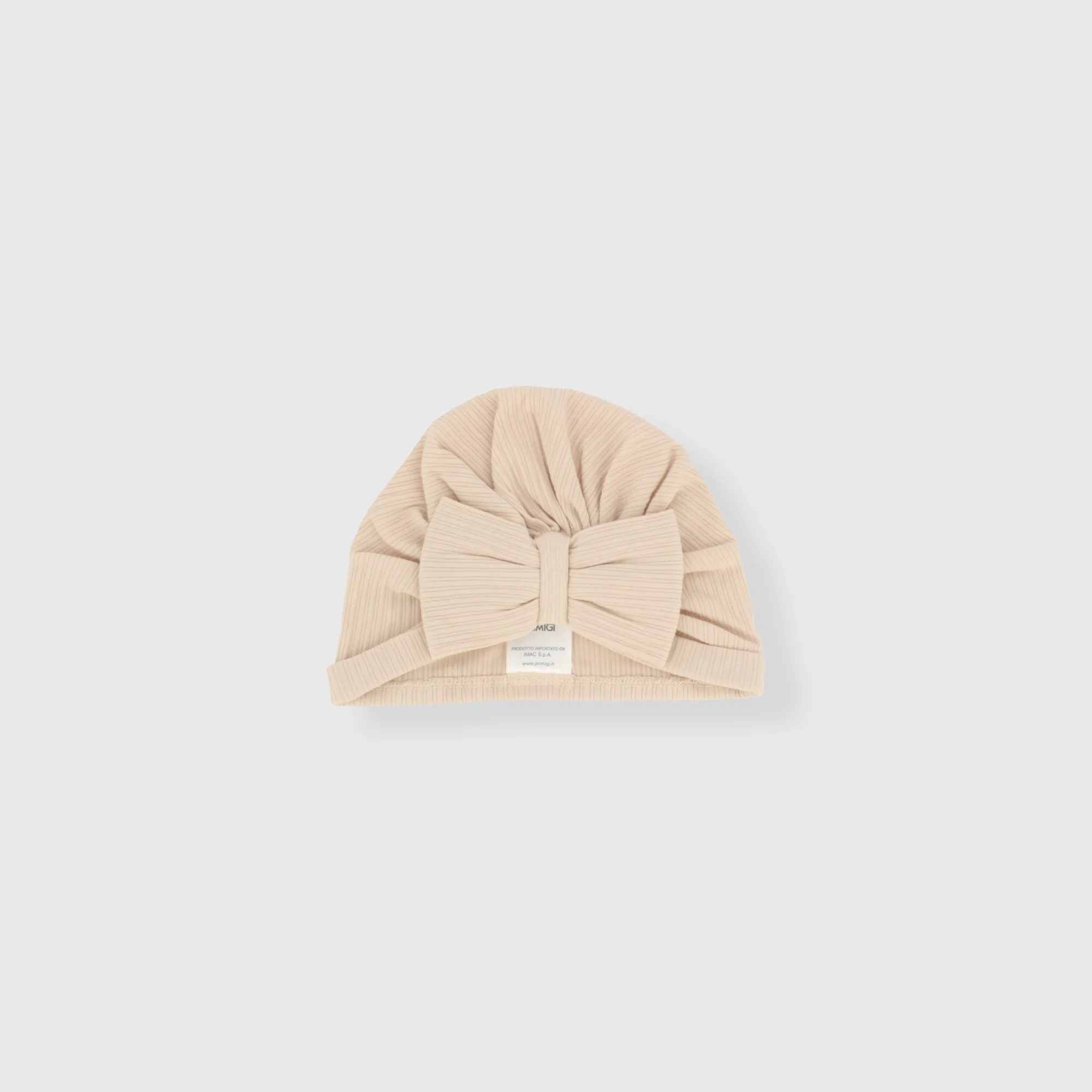 Berretto in jersey da neonata, BEIGE            