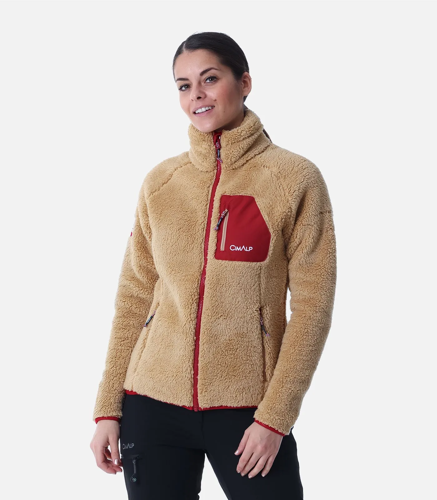 BIVOUAC- Donna Giacca in pile Sherpa