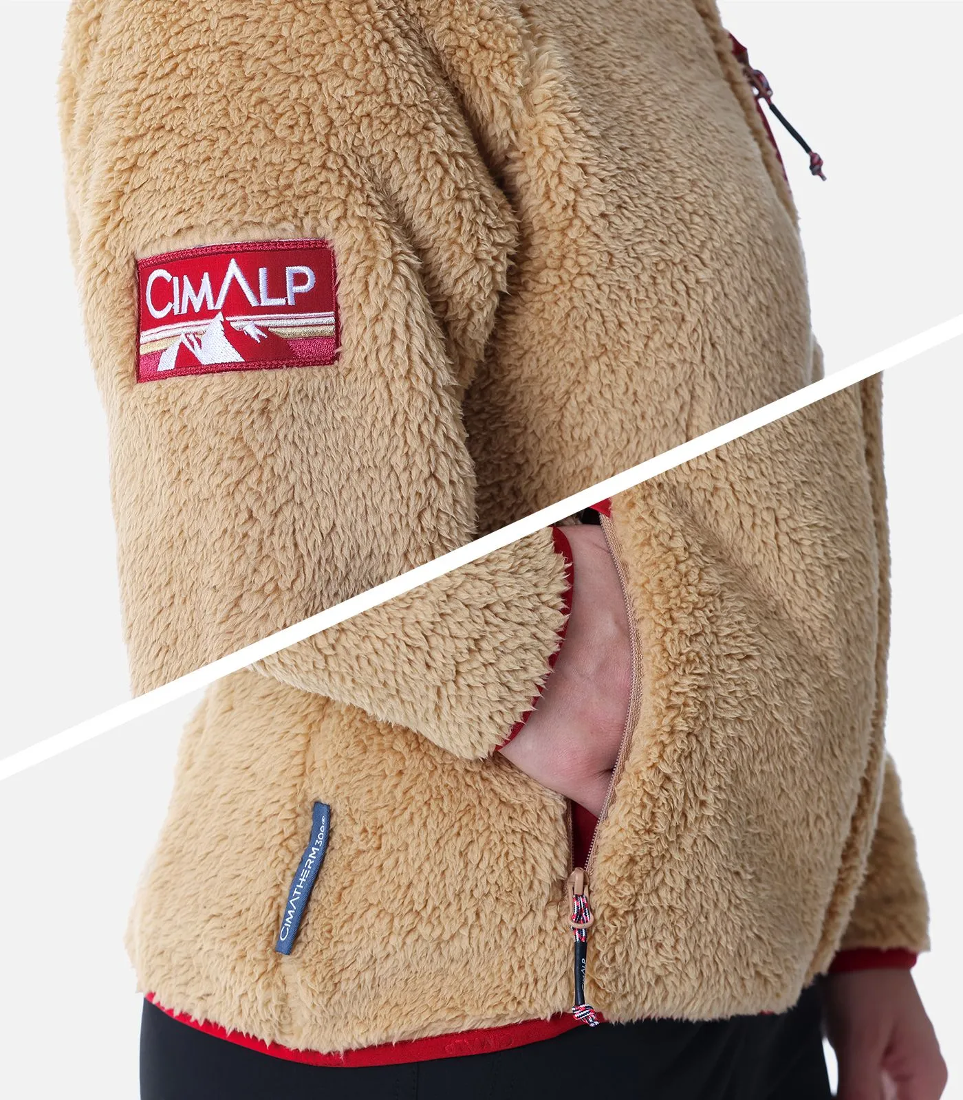 BIVOUAC- Donna Giacca in pile Sherpa