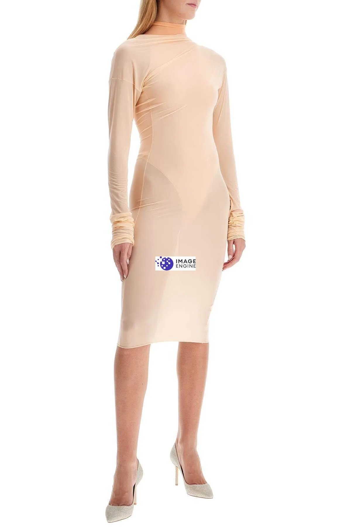 Body smanicato in maglia sottile