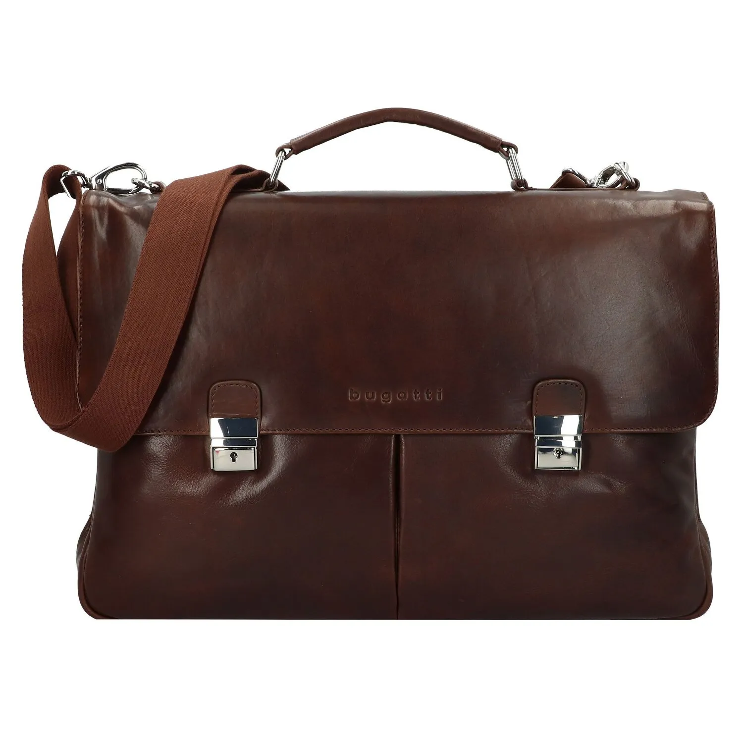 bugatti Romano Messenger in pelle 44 cm Scomparto per laptop