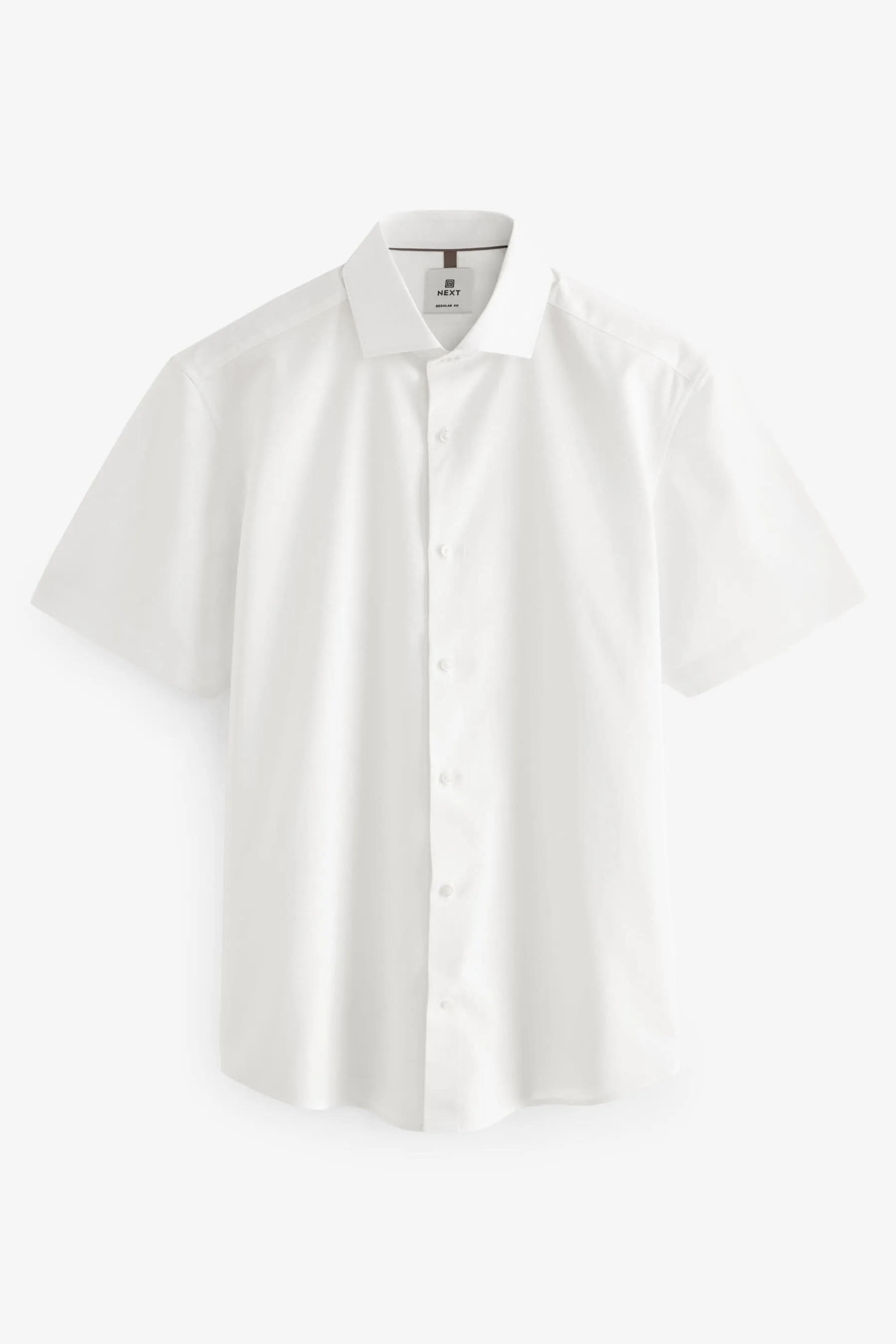 Camicia in misto lino a maniche corte    