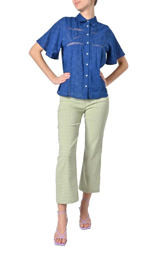 Camicia Louve dettaglio pizzo di FRNCH