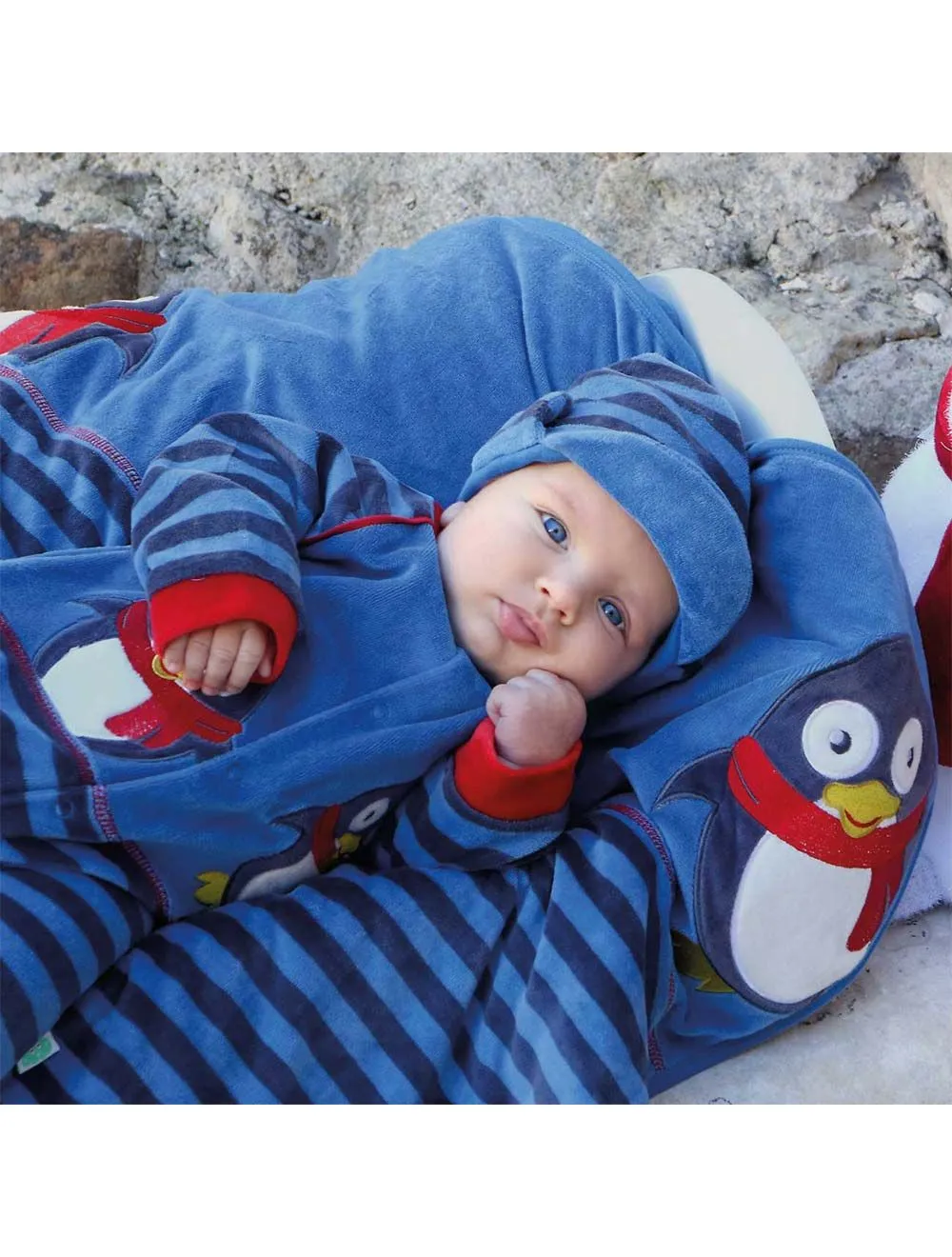  CAPPELLINO NEONATO CINIGLIA A RIGHE 