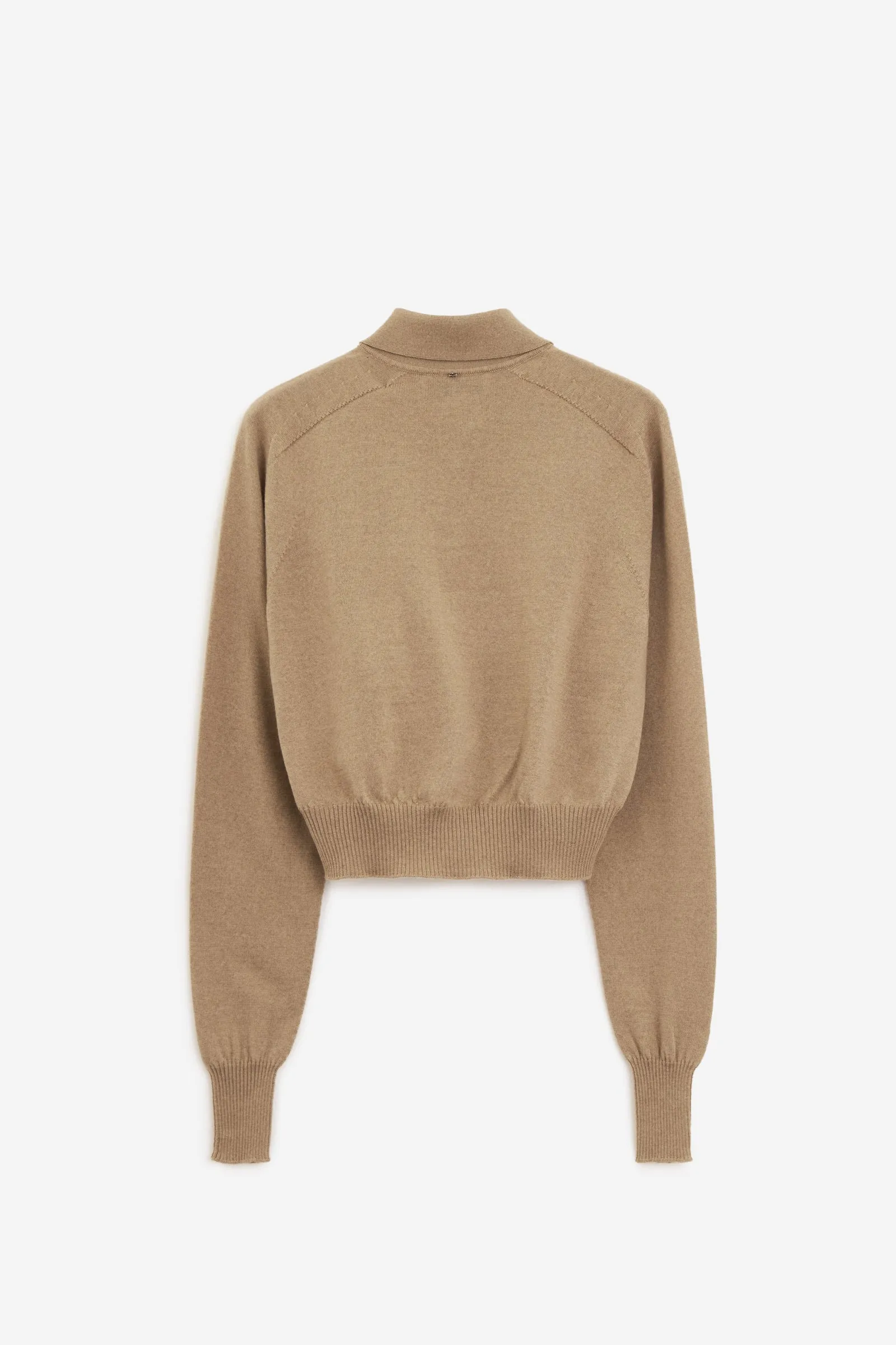 Cardigan SPORT in lana beige