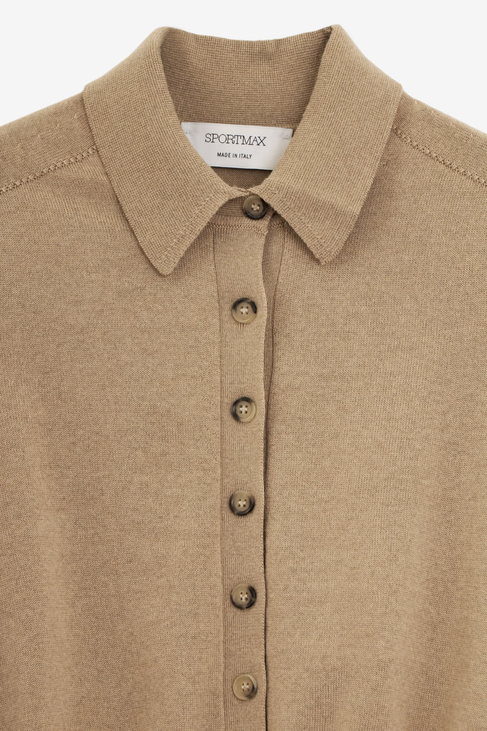 Cardigan SPORT in lana beige
