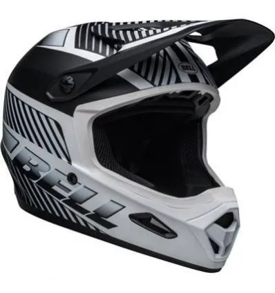 Casco DH MTB BELL Transfer (NERO OPACO/BIANCO)