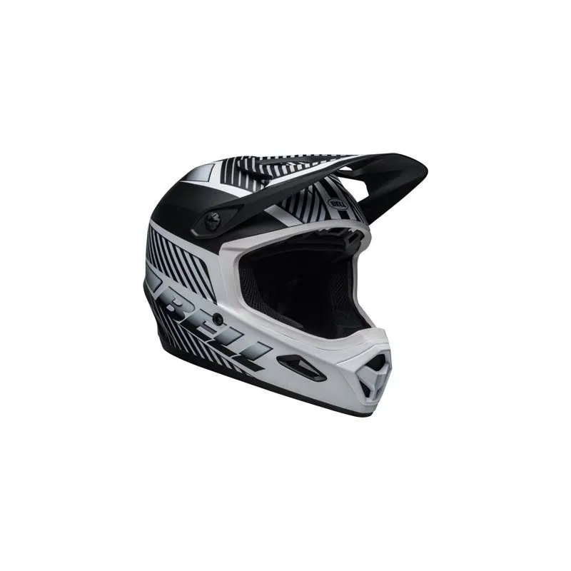 Casco DH MTB BELL Transfer (NERO OPACO/BIANCO)