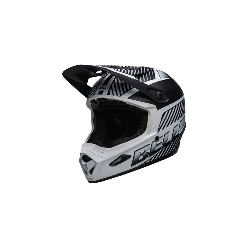 Casco DH MTB BELL Transfer (NERO OPACO/BIANCO)