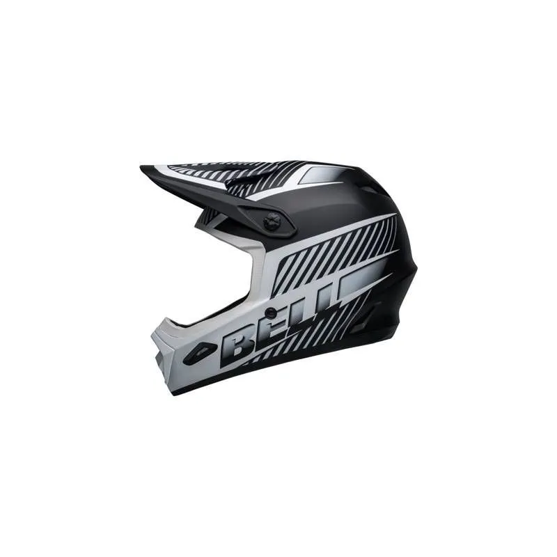 Casco DH MTB BELL Transfer (NERO OPACO/BIANCO)