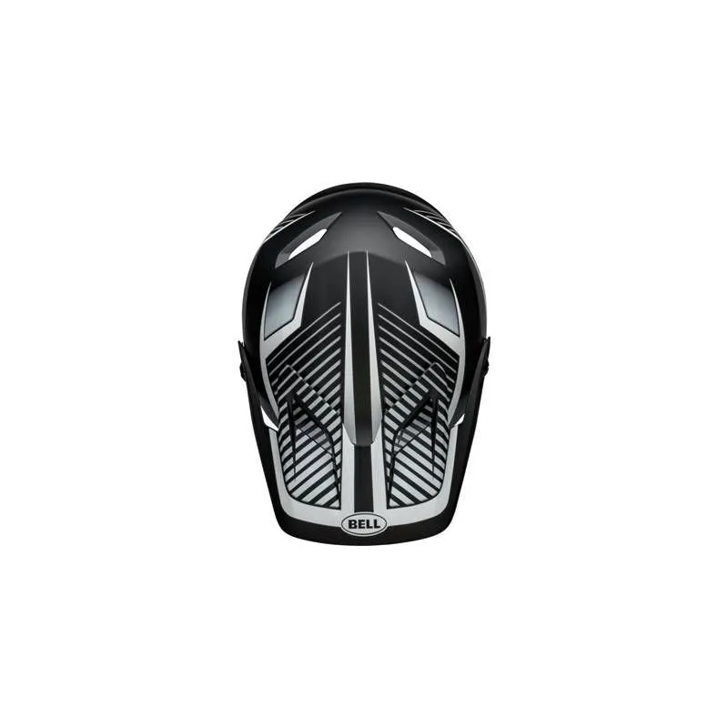 Casco DH MTB BELL Transfer (NERO OPACO/BIANCO)