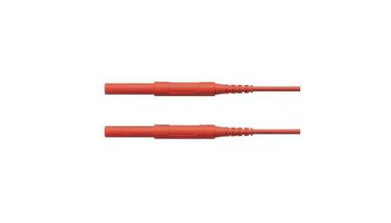 Cavo per test Schutzinger, Maschio-Maschio, 16A, col. Rosso, 2m