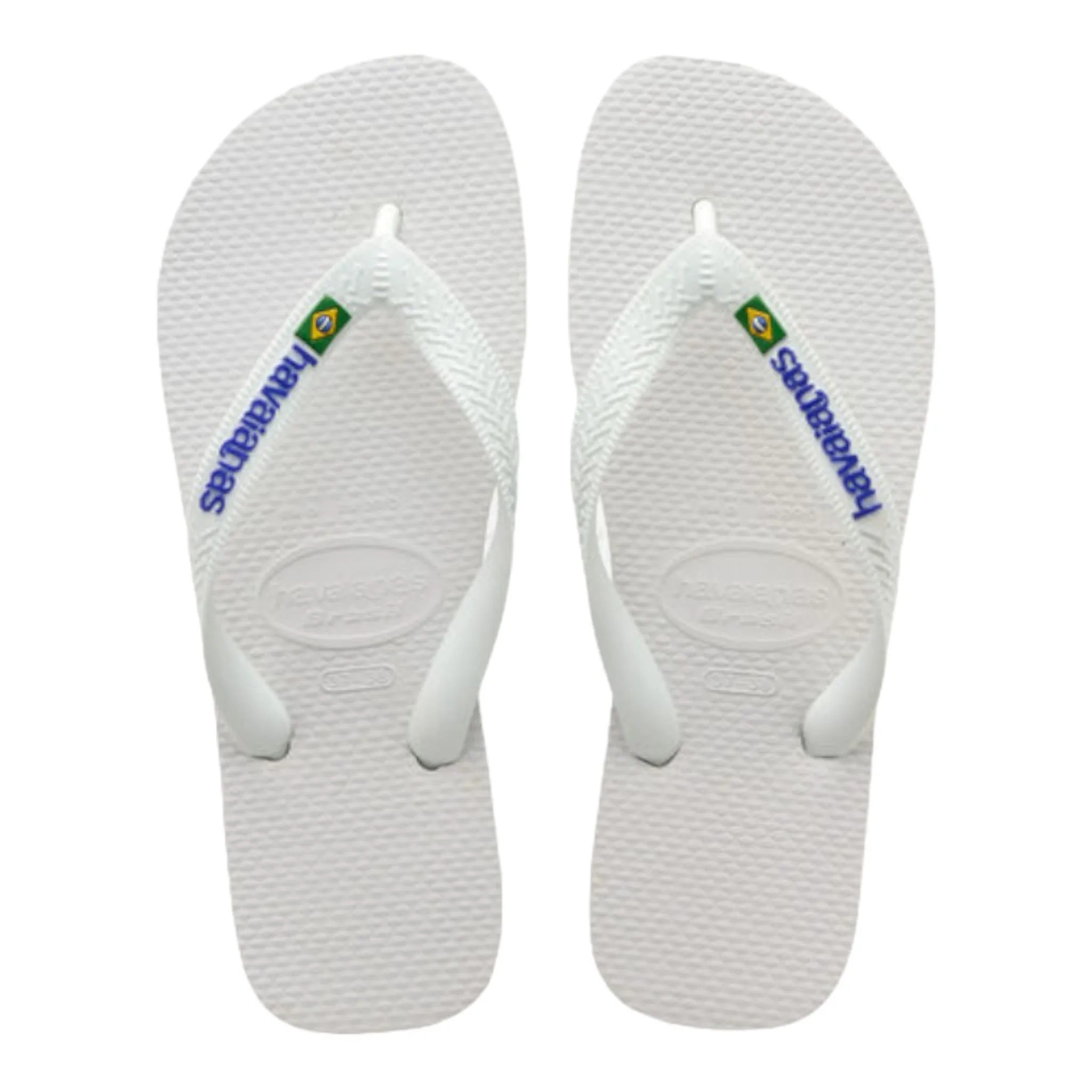 Ciabatte infradito unisex gomma Hav.BRASIL LOGO  white