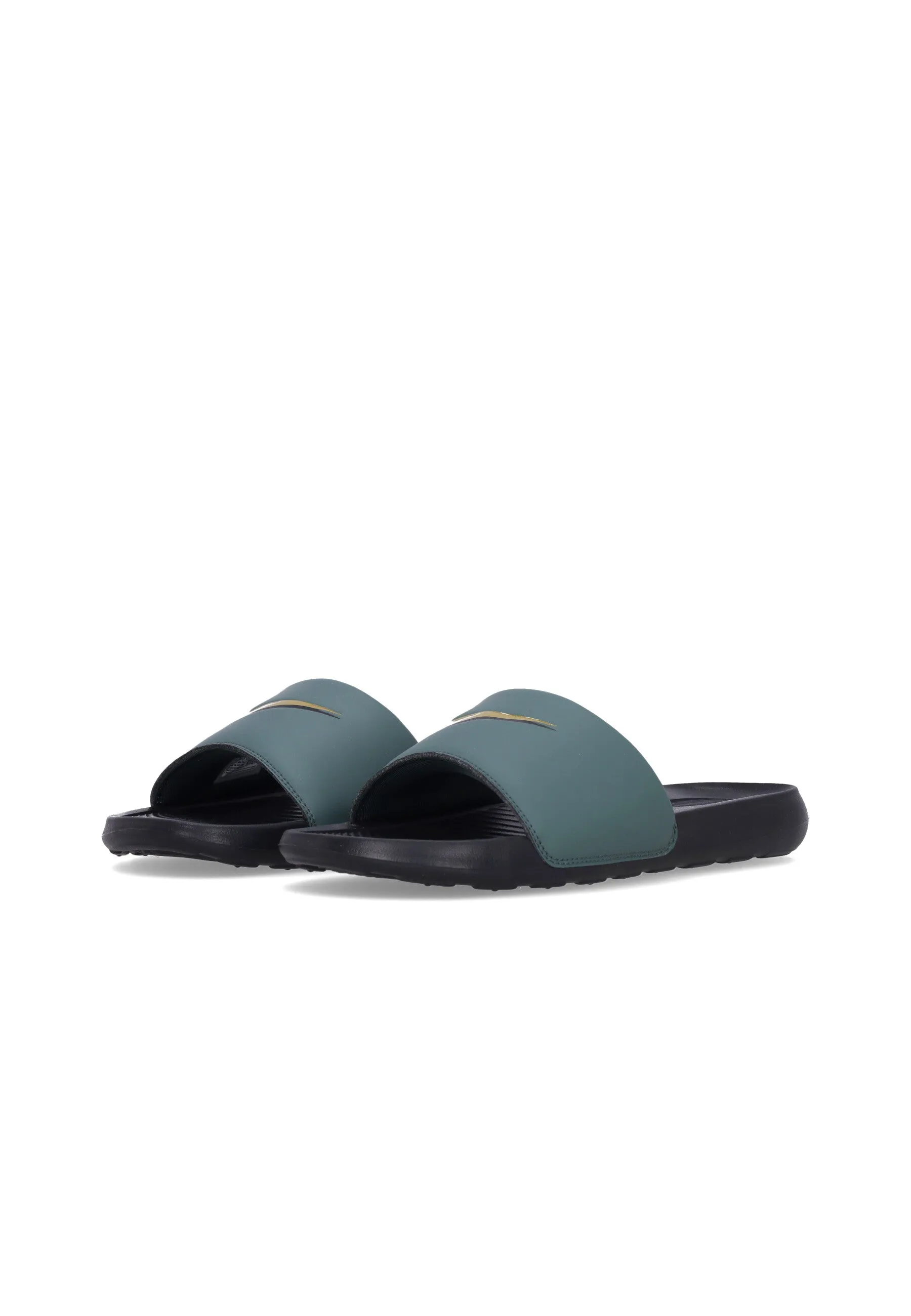 Ciabatte Uomo Victori One Slide Swoosh Black/bronzine/vintage Green