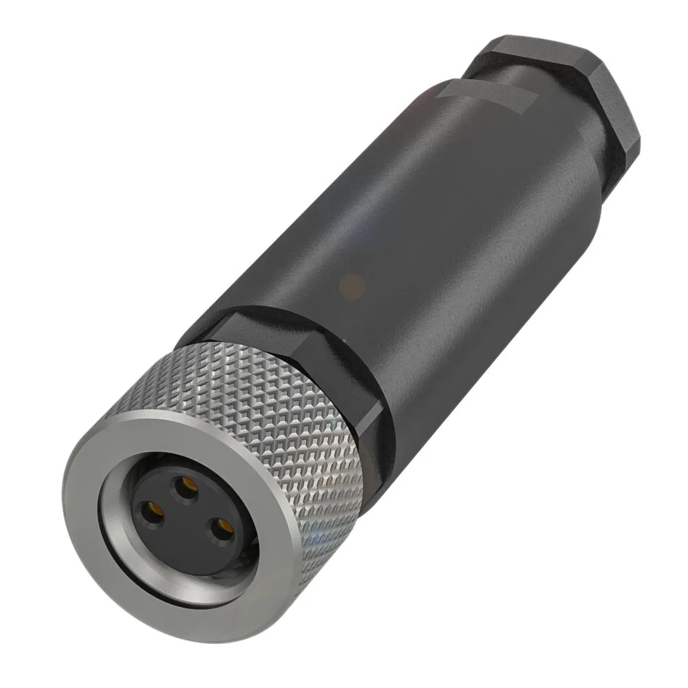 Connettore circolare BALLUFF, femmina, M8, 3 poli, Montaggio su cavo