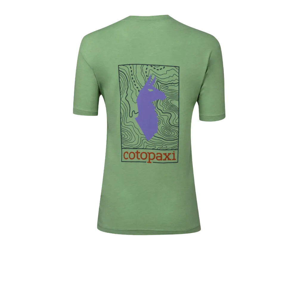 Cotopaxi Llama Map Organic per donna T-Shirt - SS24
