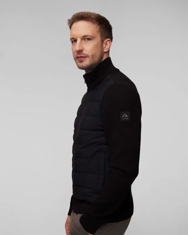 Czarna kurtka hybrydowa męska Moose Knuckles Kamet Hybrid Jacket M34MK659-292