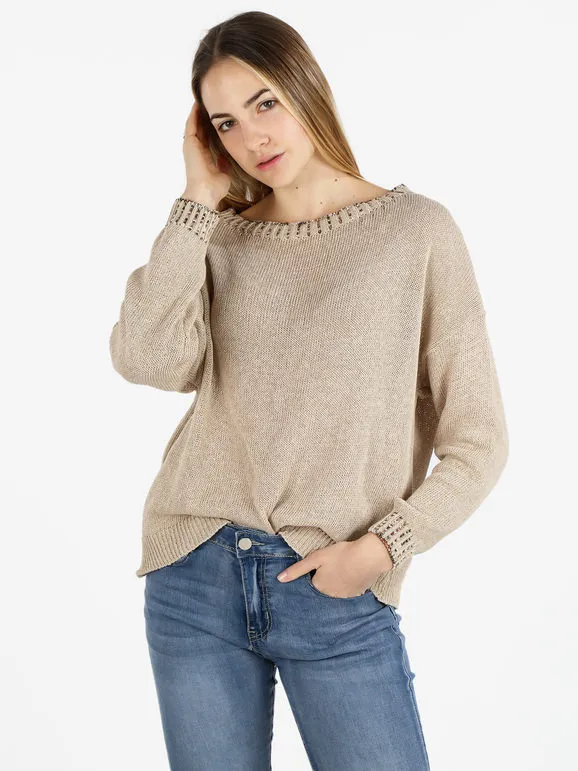 Daystar Pull femme oversize en maille