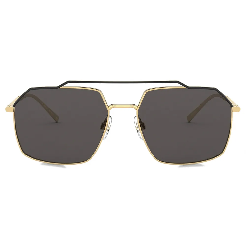 Dolce & Gabbana - Occhiale da Sole Gros Grain - Oro Nero - Dolce & Gabbana Eyewear