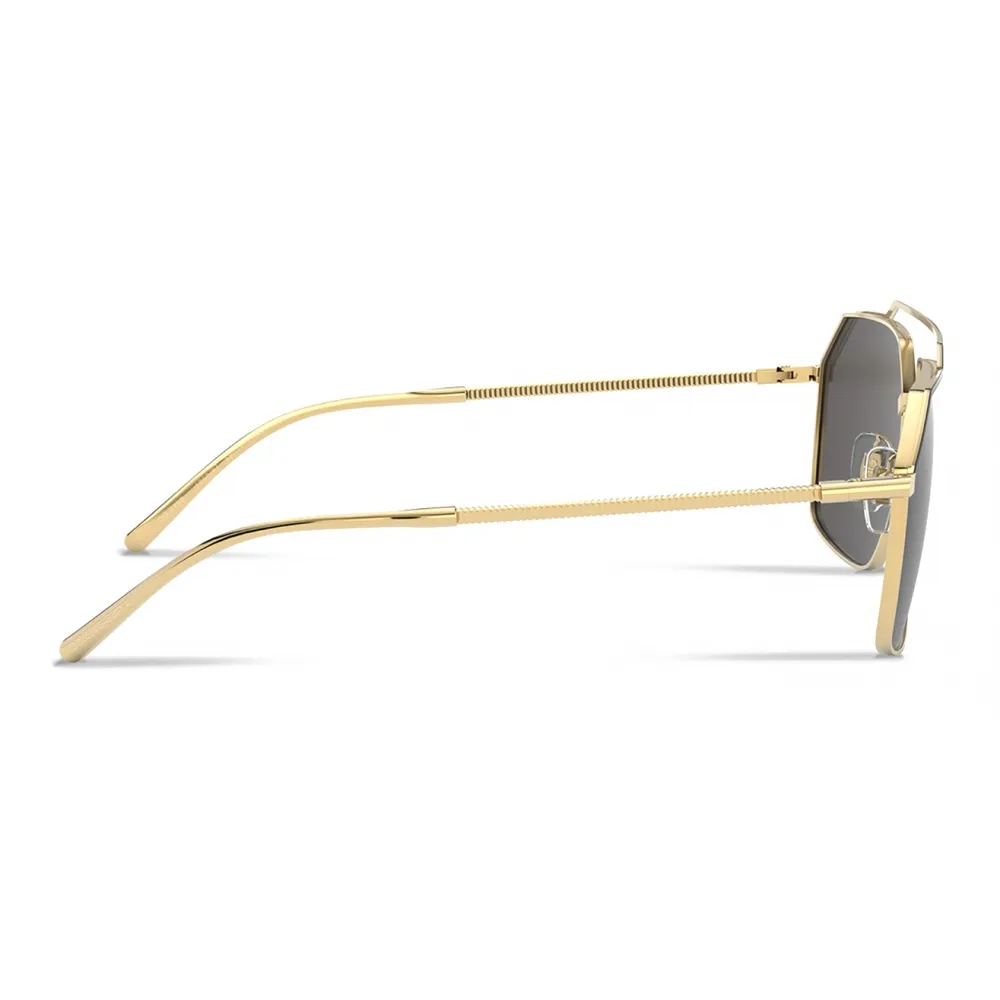 Dolce & Gabbana - Occhiale da Sole Gros Grain - Oro Nero - Dolce & Gabbana Eyewear