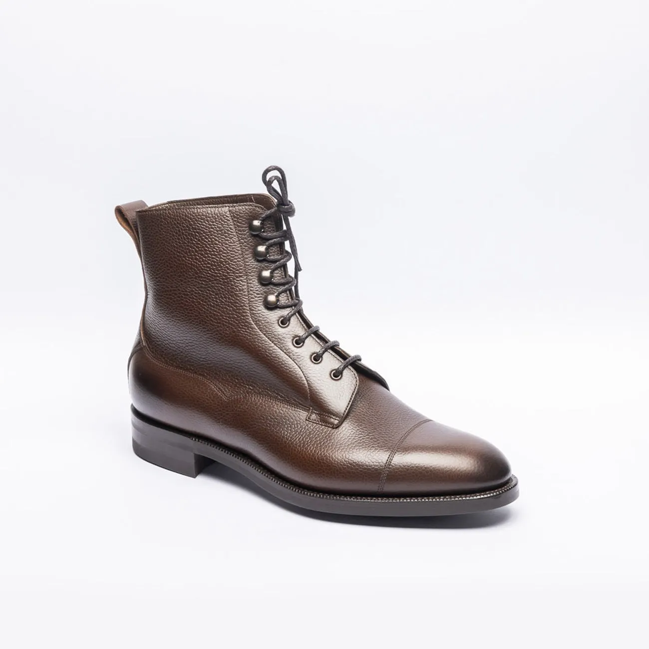 Edward Green Stivale derby Edward Green Galway in pelle martellata marrone