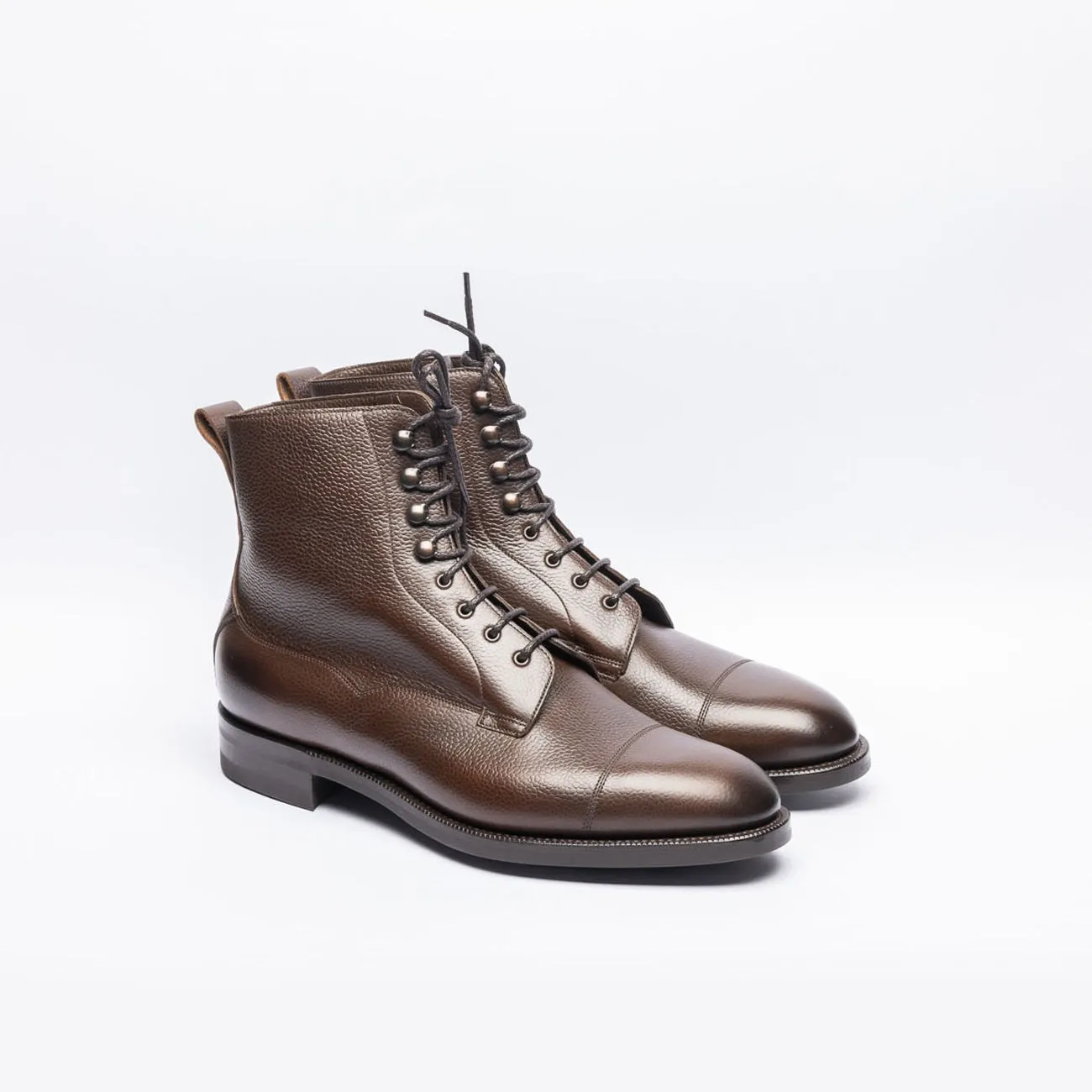 Edward Green Stivale derby Edward Green Galway in pelle martellata marrone