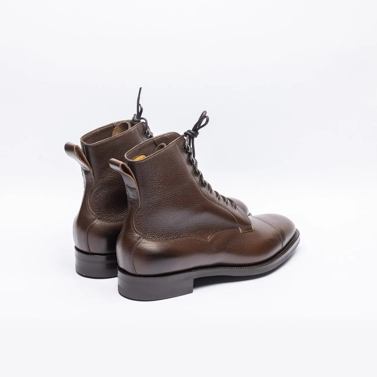 Edward Green Stivale derby Edward Green Galway in pelle martellata marrone