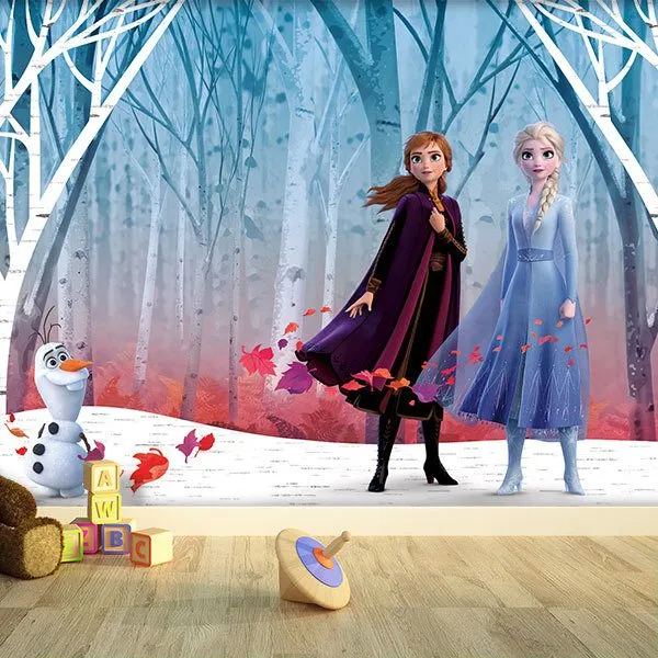 Elsa, Anna y Olaf - FOTOMURALI