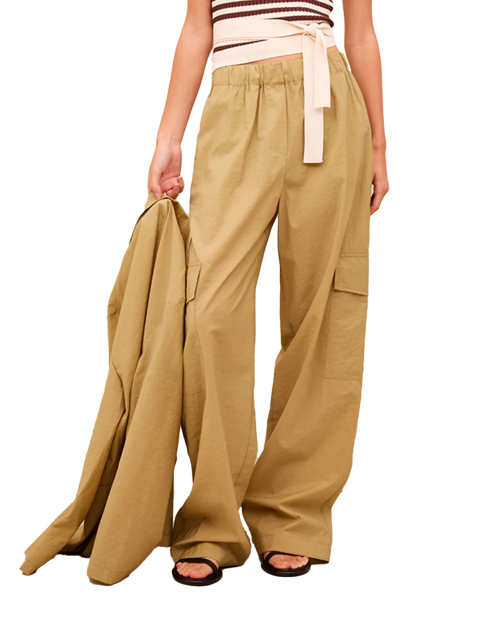 ERIKA CAVALLINI Pantalone Jennifer in Voile di Cotone