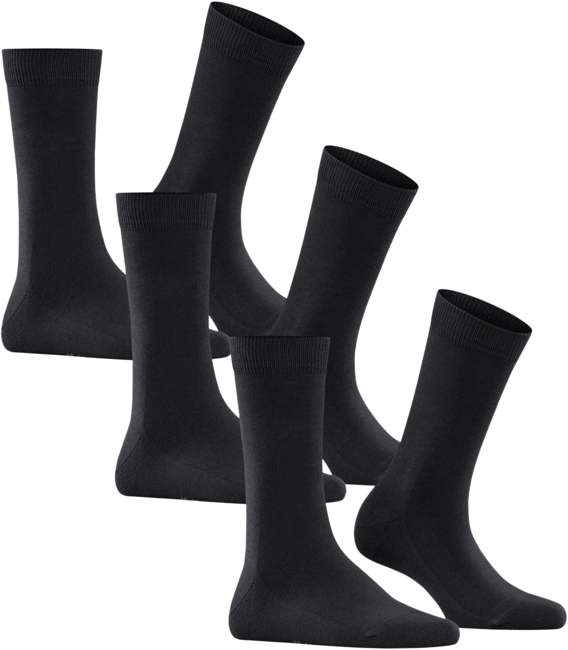  FALKE   FAMILY 3ER-BUNDLE - Set di 3 paia di calzini in misto cotone | Nero