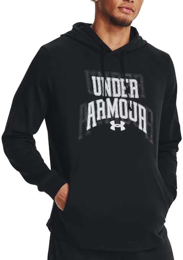 Felpe con cappuccio Under Armour UA Rival Terry Graphic HD-BLK