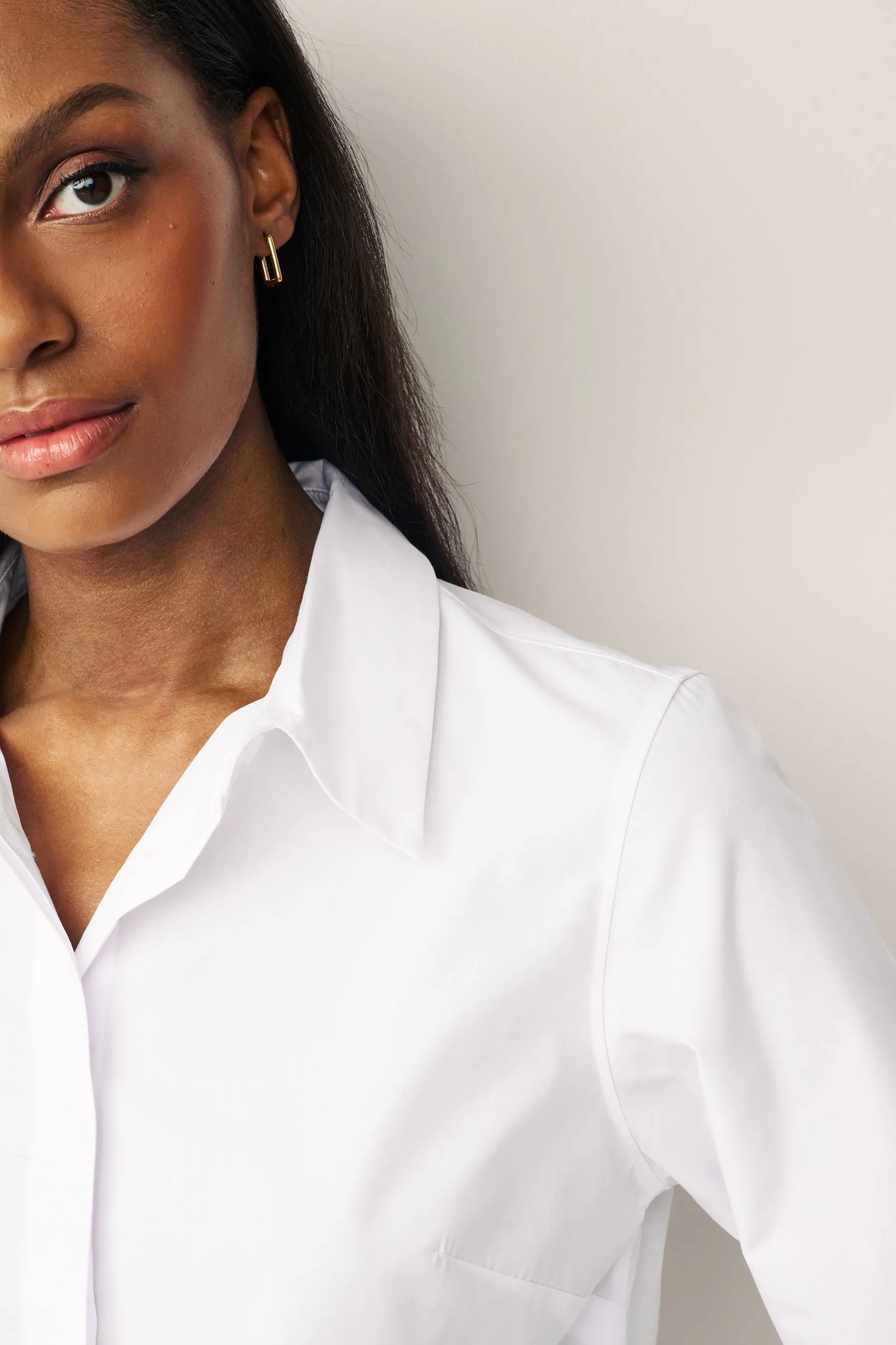 Fitted Collared Long Sleeve Shirts 2 Pack    