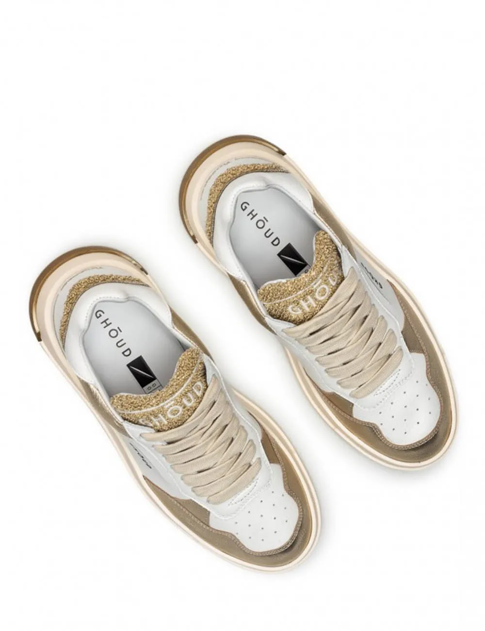 Ghōud     Sneakers Tweener Low Bianco/Oro
