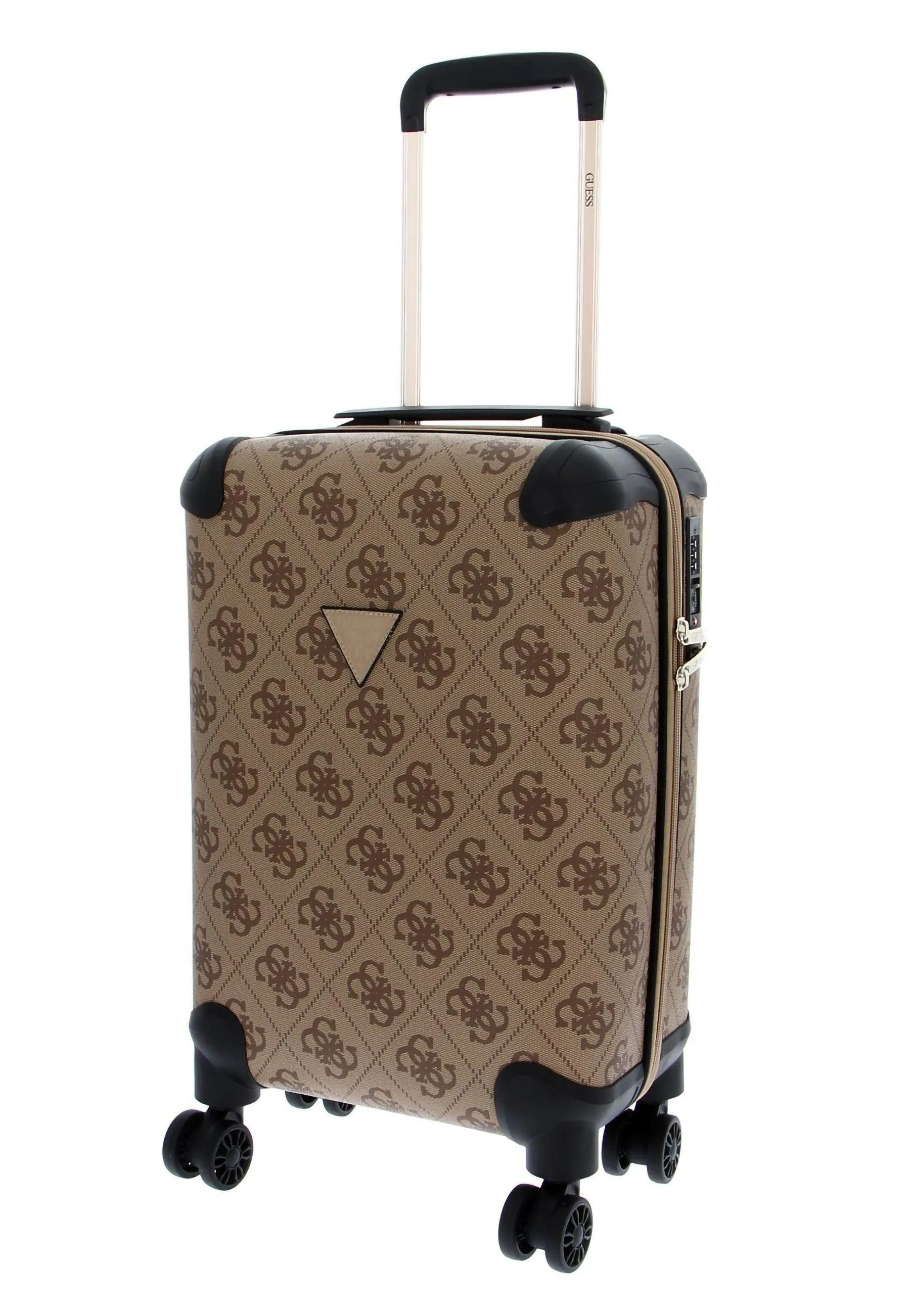 GUESS Berta 18 Valigia Latte Logo Brown B8688983