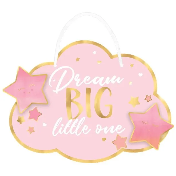 Hello World Dream Big segno rosa