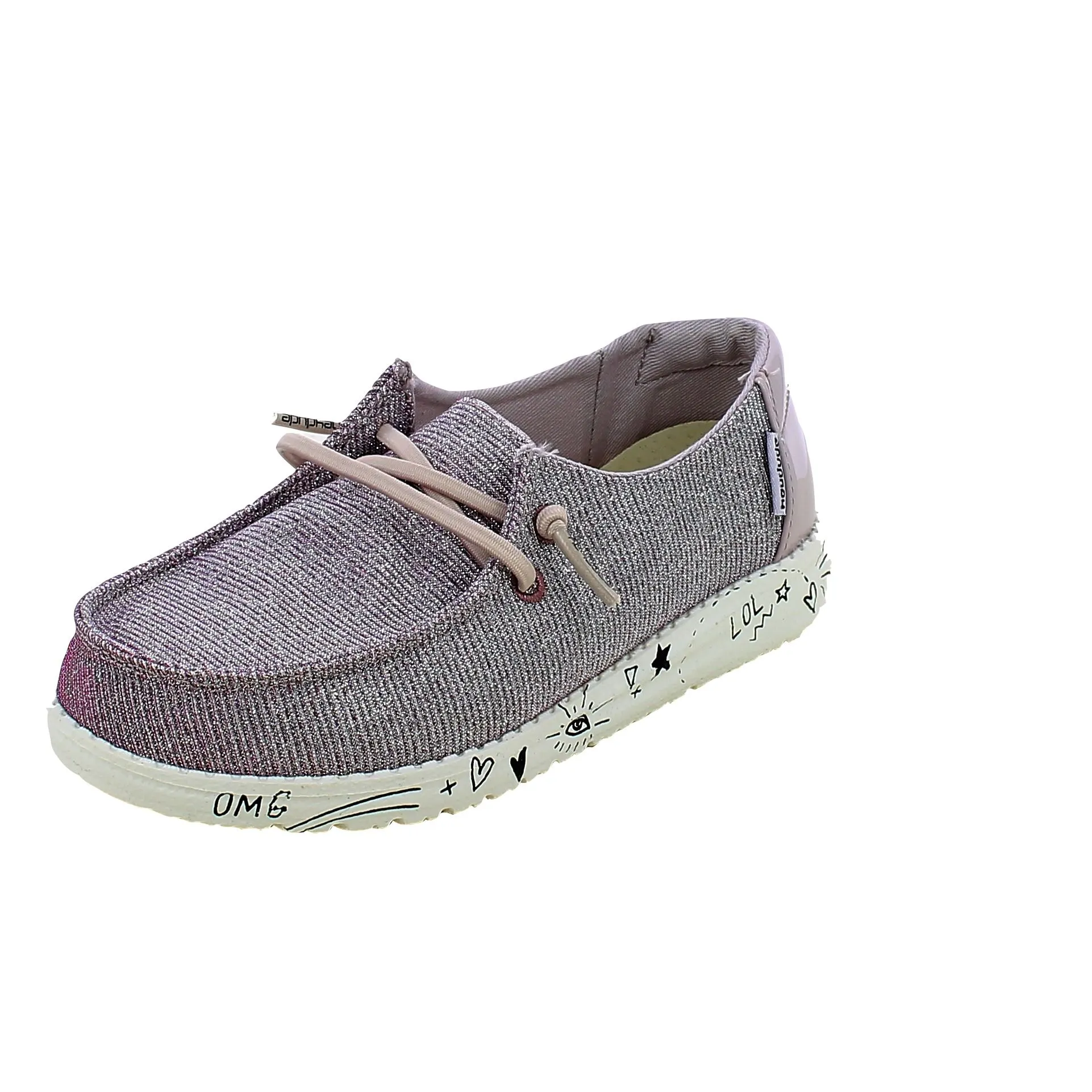 HeyDude  Slip-on Wendy Youth Disco Pink 