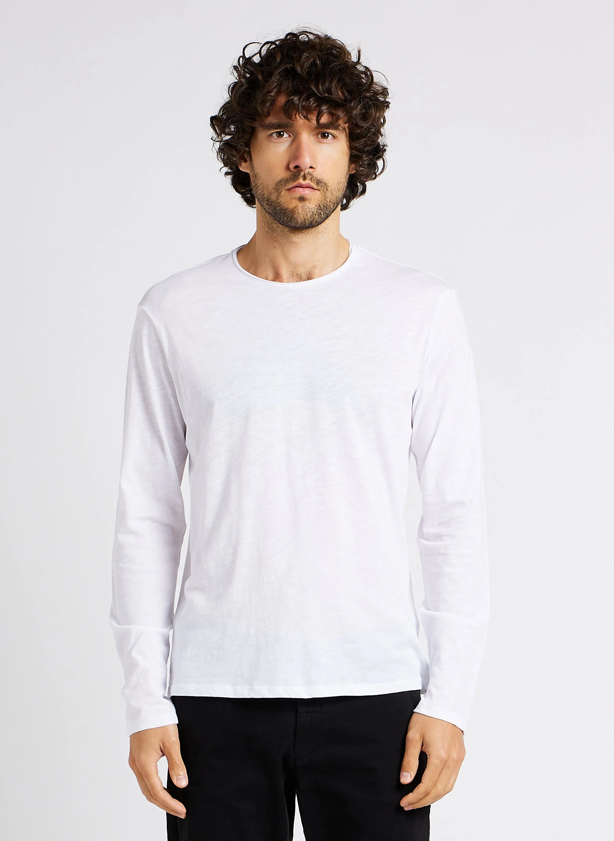  IKKS   T-shirt scollo tondo in cotone | Bianco