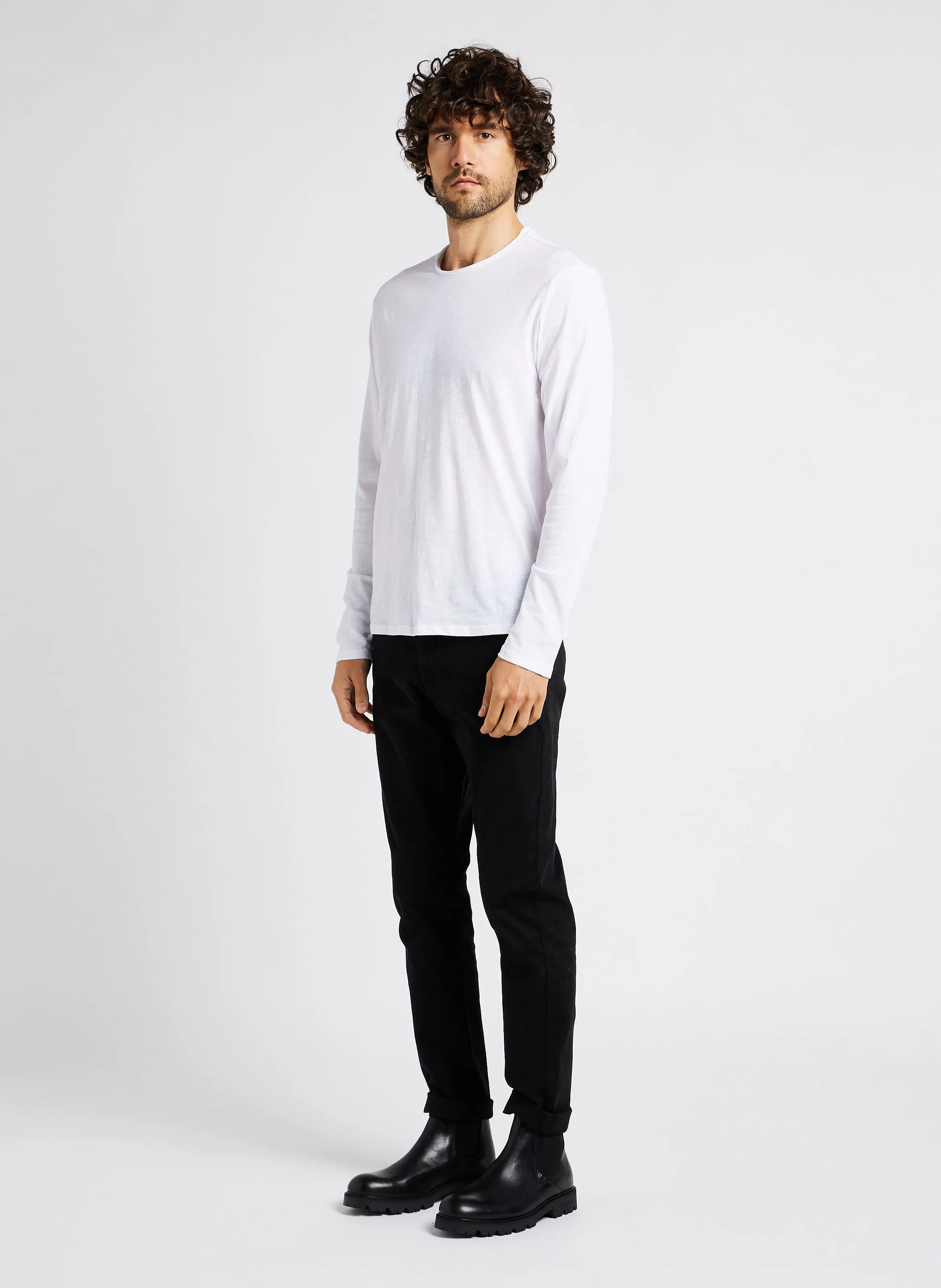  IKKS   T-shirt scollo tondo in cotone | Bianco