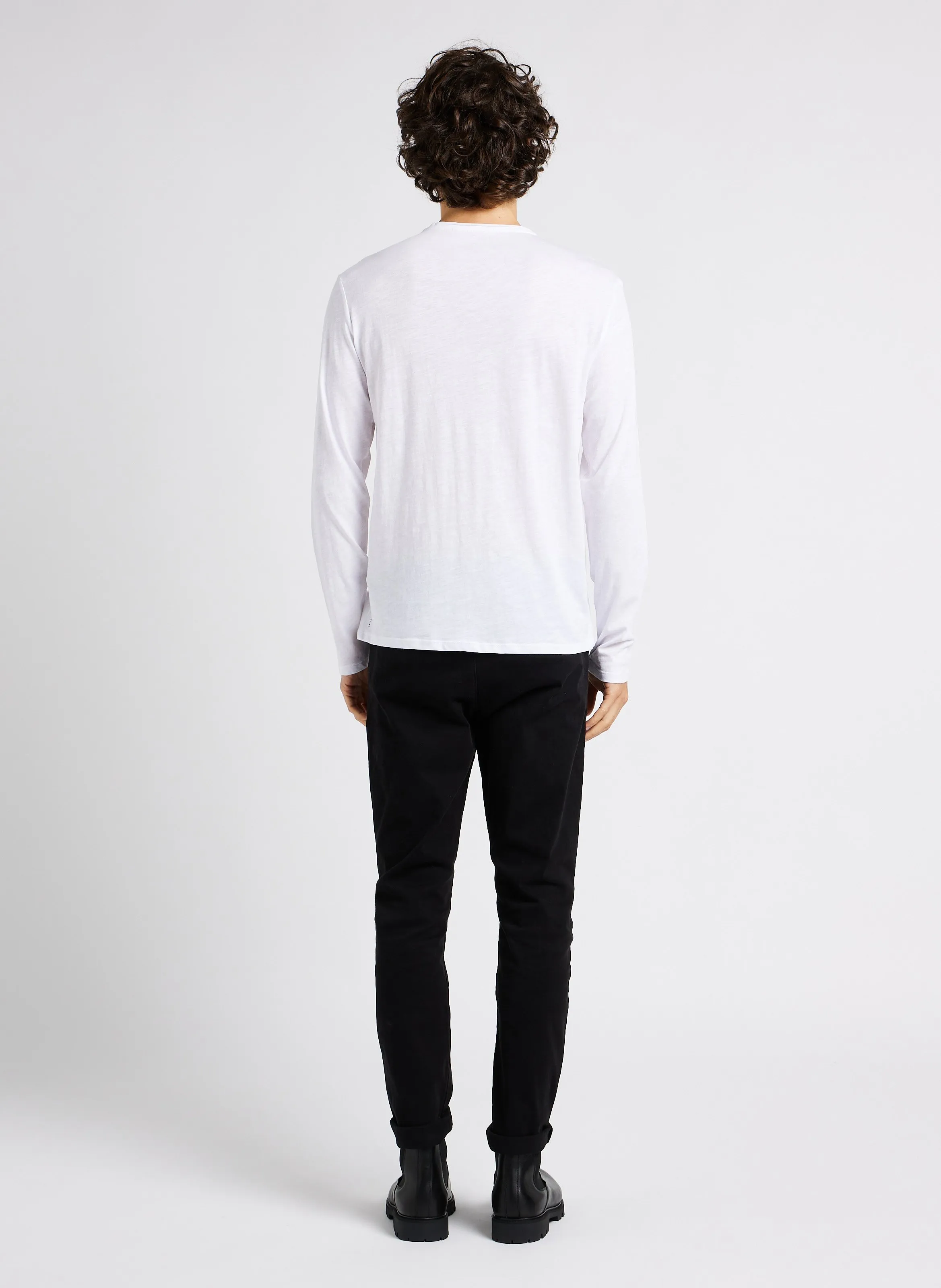  IKKS   T-shirt scollo tondo in cotone | Bianco