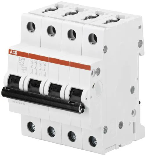 Interruttore magnetotermico ABB, 4P 40A 10 kA, Tipo C