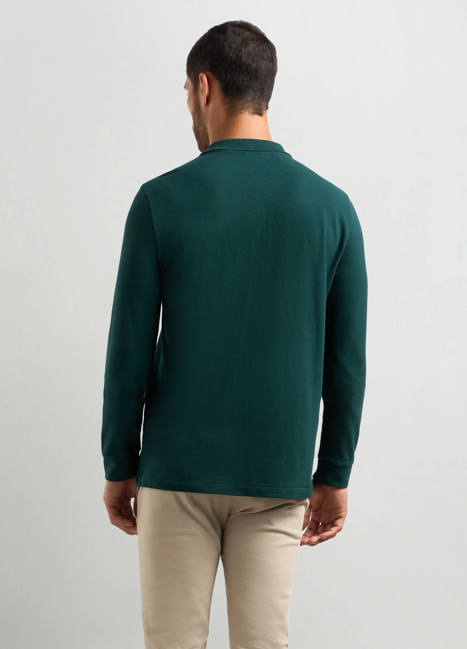 J. HART & BROS  Polo in piquet di cotone uomo