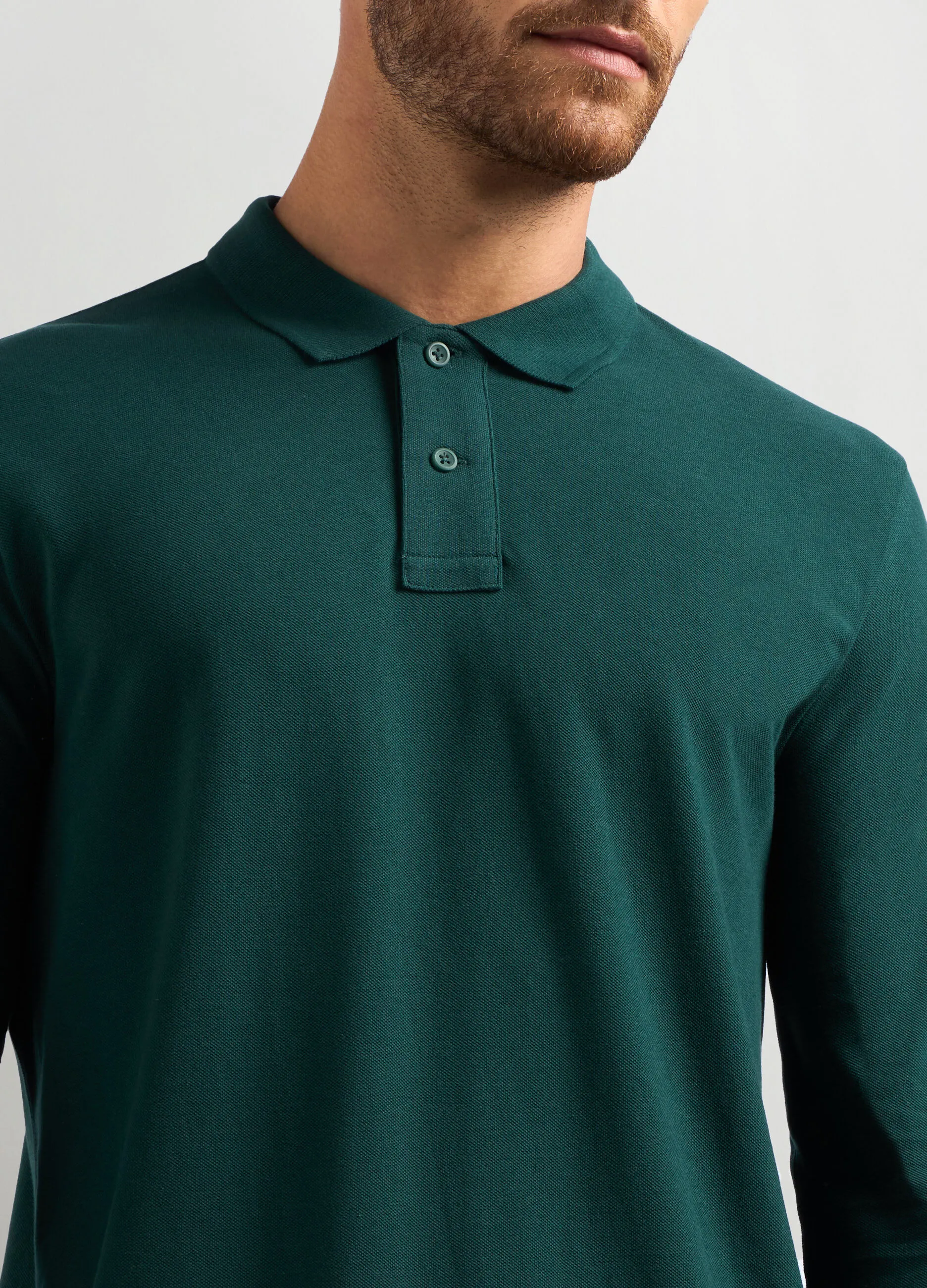 J. HART & BROS  Polo in piquet di cotone uomo